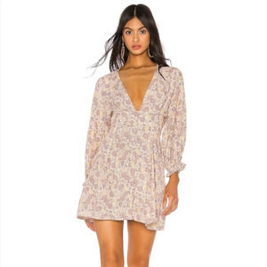 Faithfull The Brand Palmaro Mini Dress Zoella Floral US 4